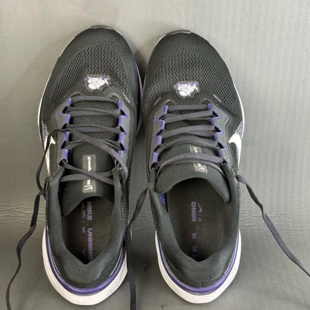 Nike Black TCU Horned Frogs Zoom Pegasus 41 athletic shoes men’s  size 8